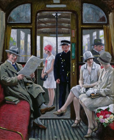 Copenhagen Tram by Paul Fischer
